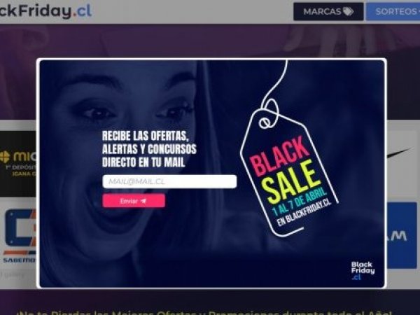 Black Sale página web