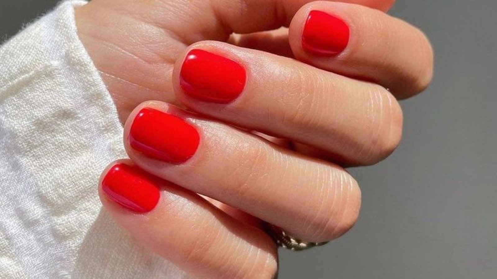 Manicura roja