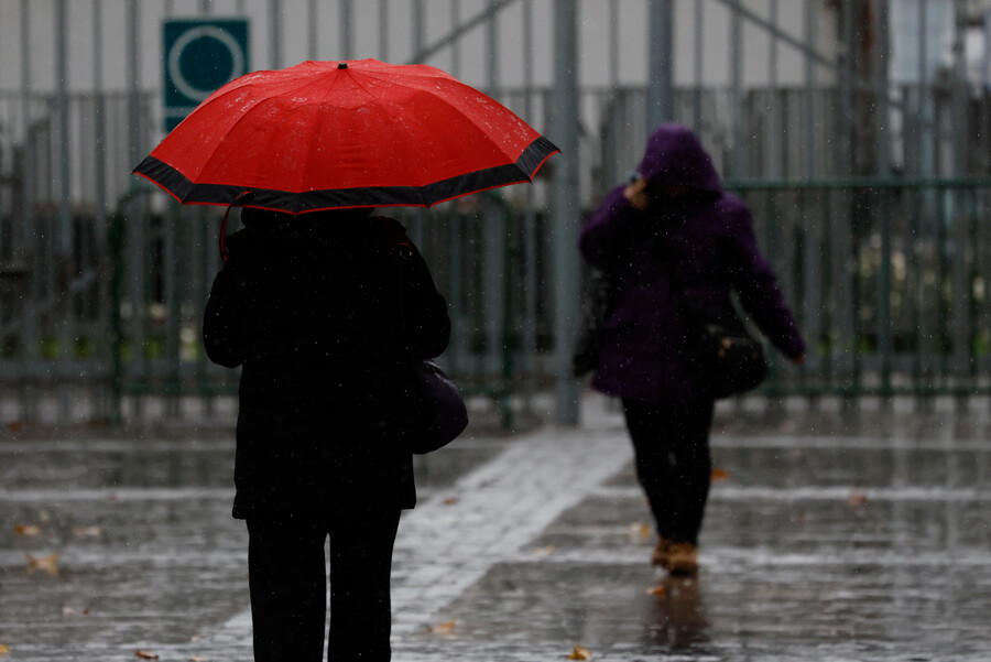 Lluvia en Santiago. Pronóstico Iván Torres