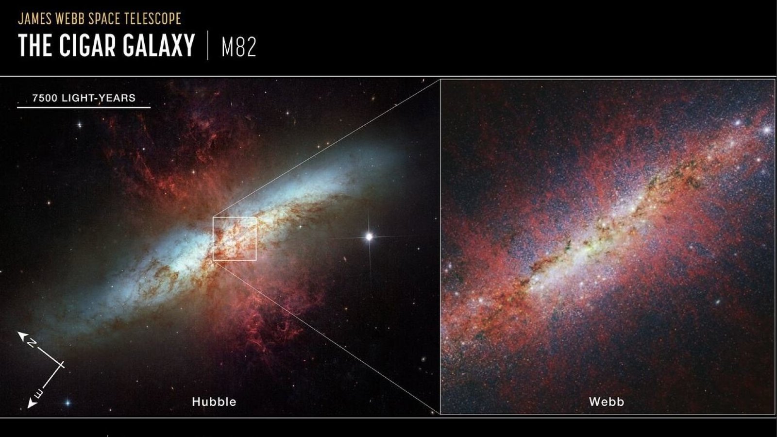 Webb alcanza el núcleo de una factoría de nuevas estrellas