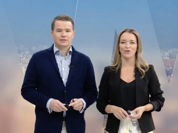 Carla Zunino y Davor Gjuranovic en 24 AM.