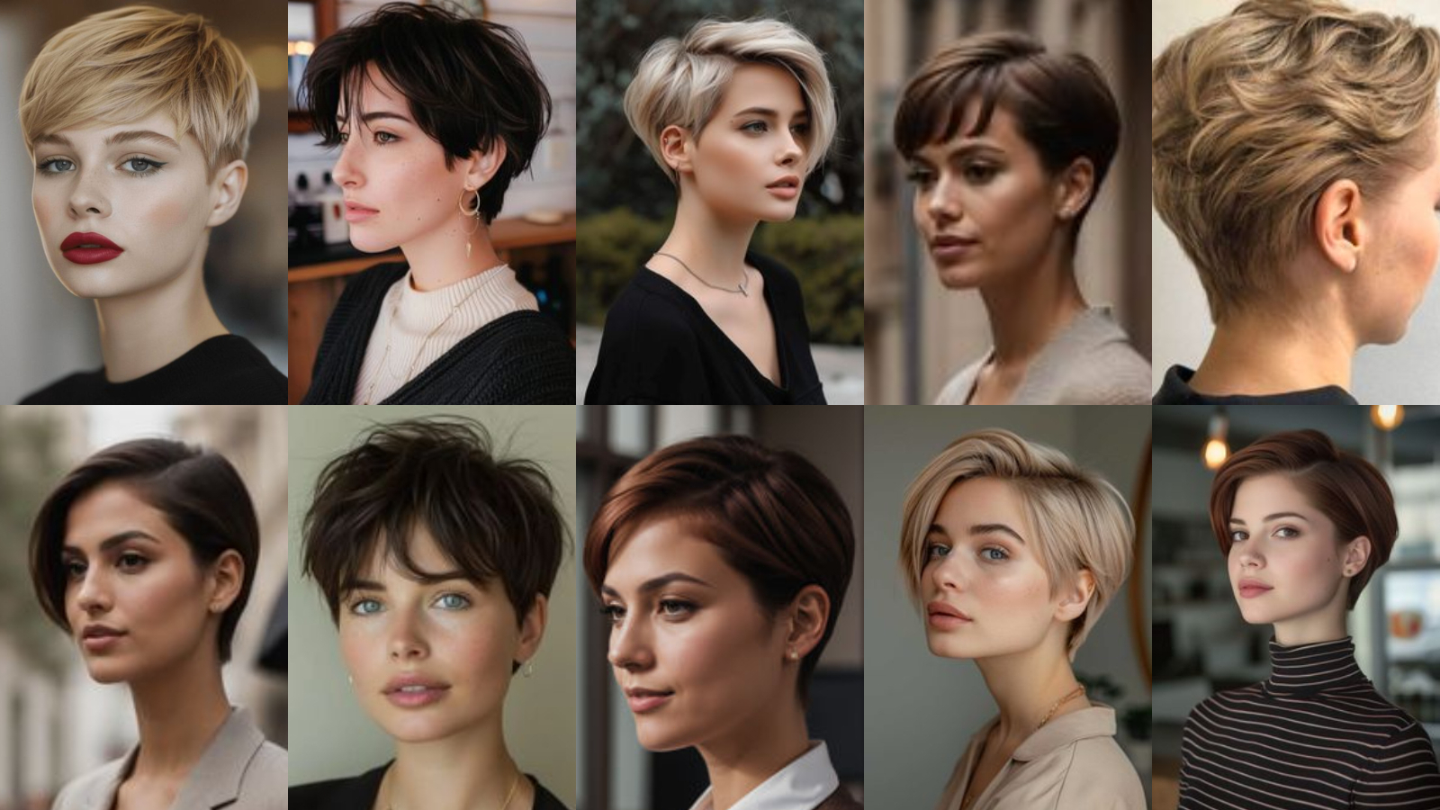 Pixie cut