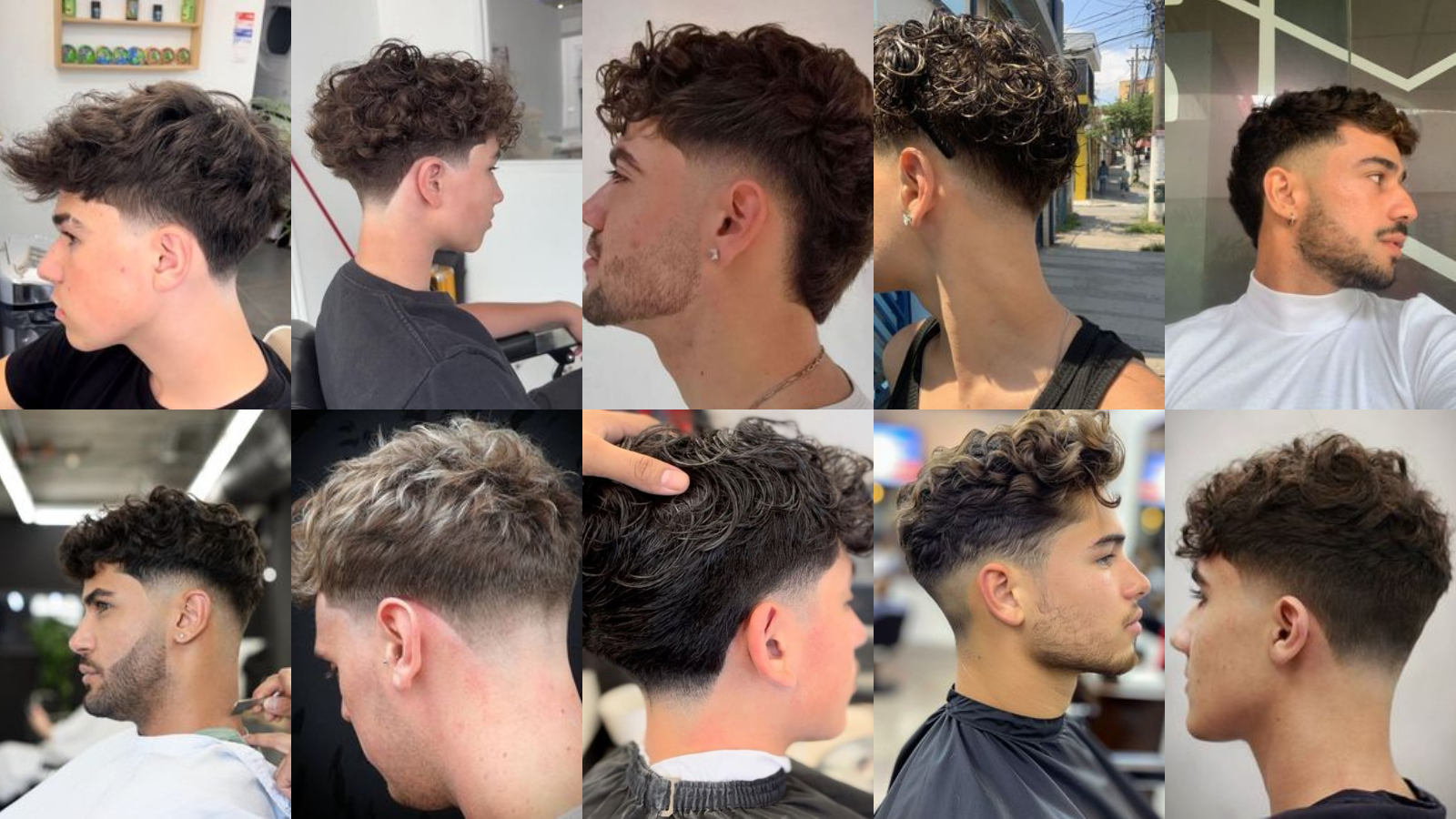 10 ideas de corte taper fade bajo pelo ondulado