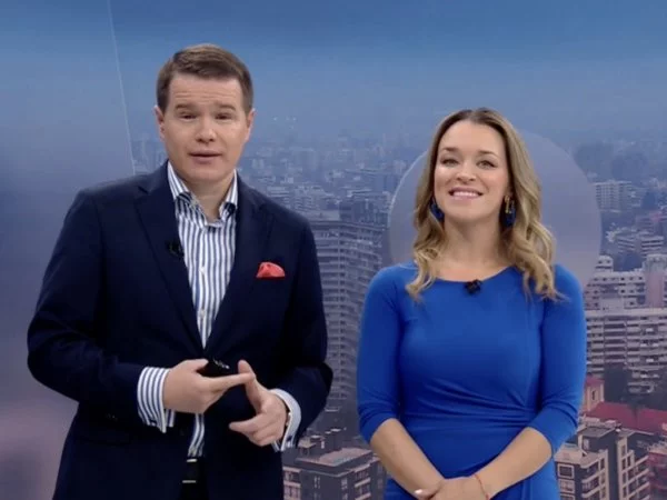 Carla Zunino y Davor Gjuranovic en 24 AM.