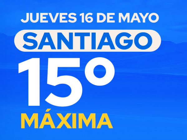 El tiempo en Santiago: jueves 16 de mayo de 2024