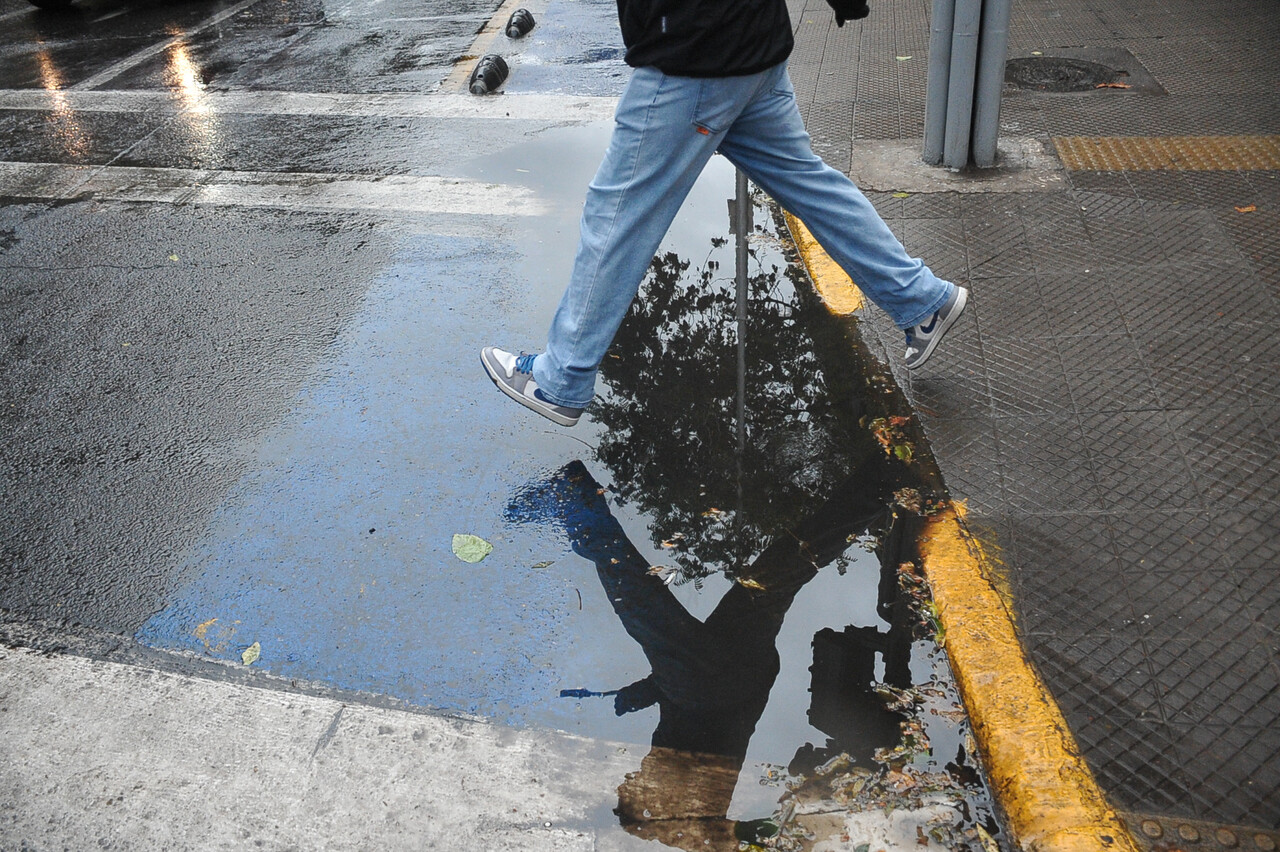 Lluvia en Santiago