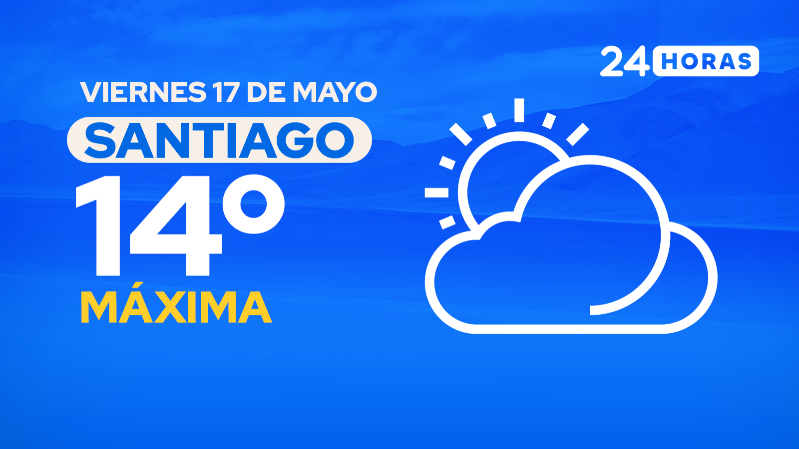 El tiempo en Santiago: viernes 17 de mayo de 2024