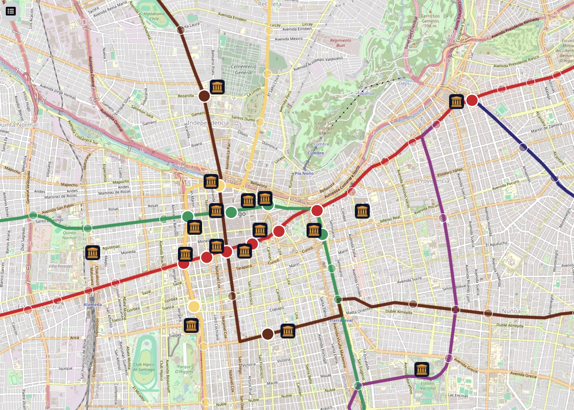 Mapa panoramas día del patrimonio