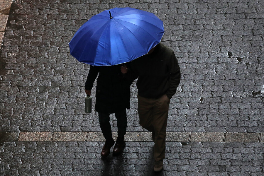 lluvia en santiago