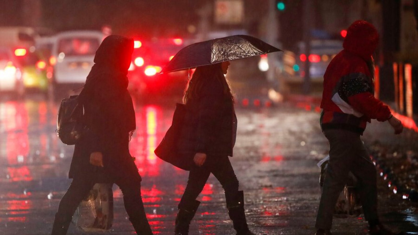 Lluvia. sistema frontal