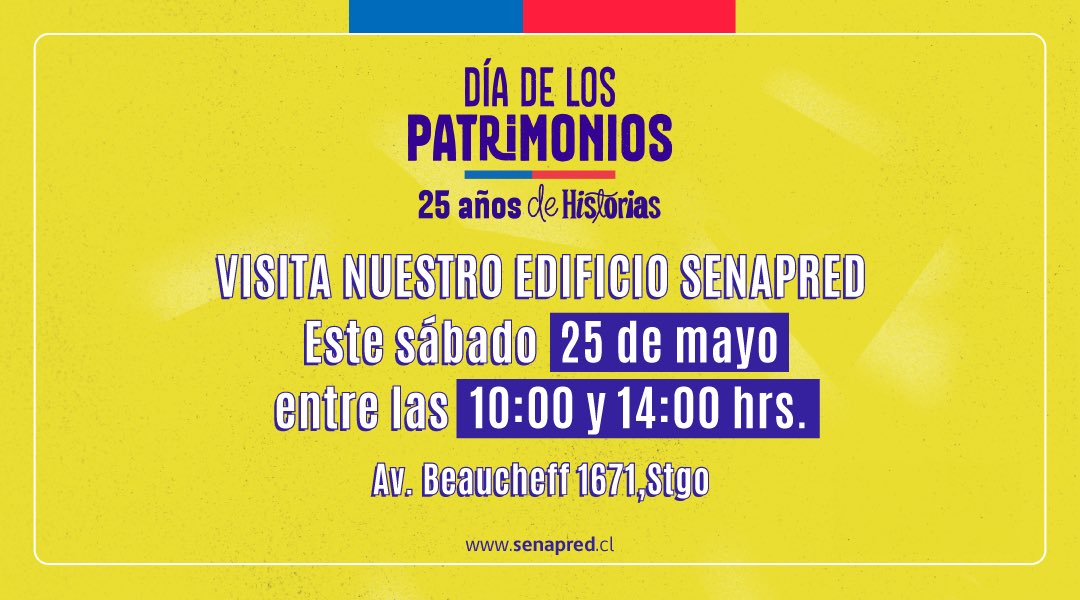 Senapred Día del Patrimonio