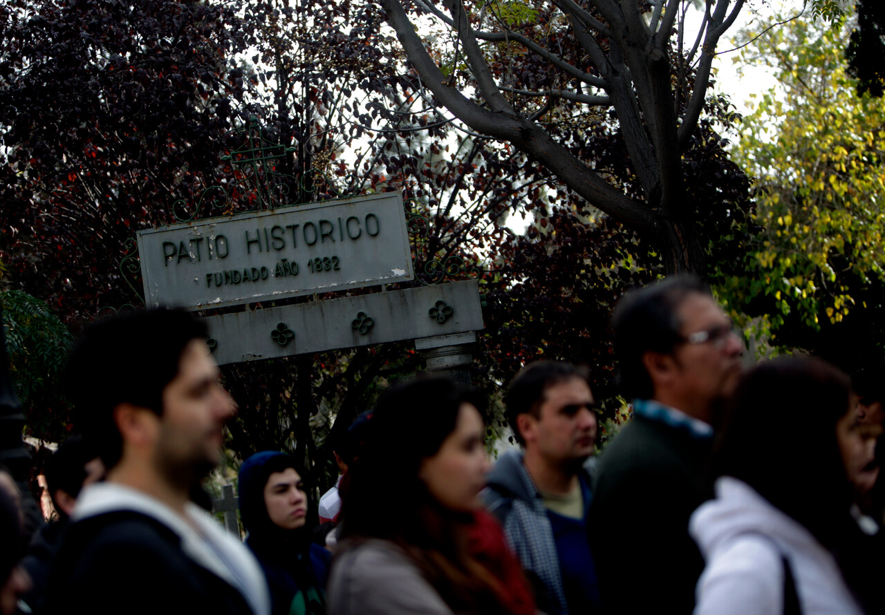 Cementerio en el Día del Patrimonio.