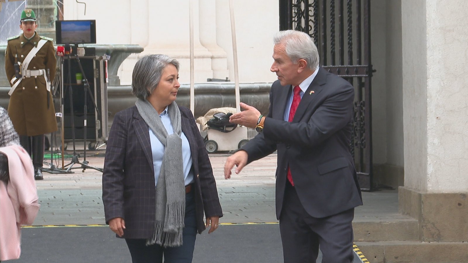 Iván Moreira y Jeannette Jara