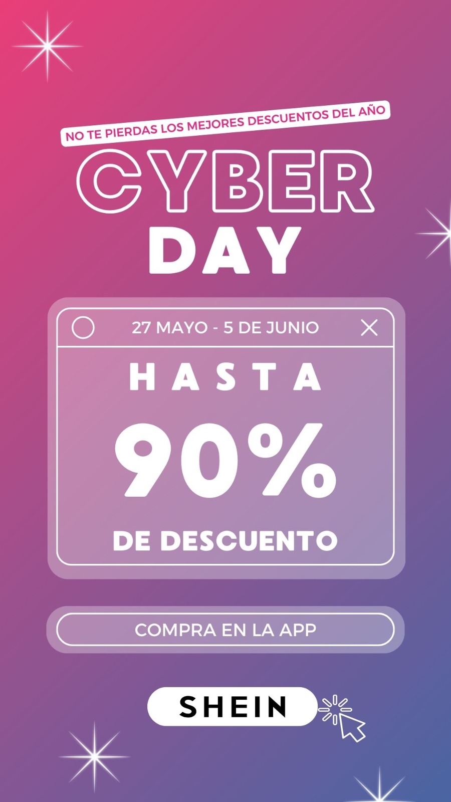 SHEIN en CyberDay.