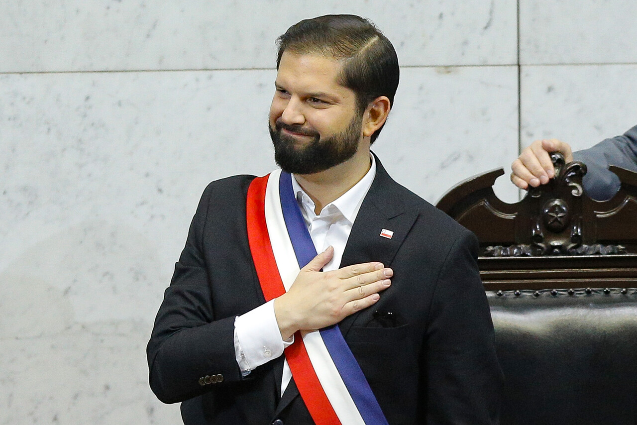 Gabriel Boric en la Cuenta Pública