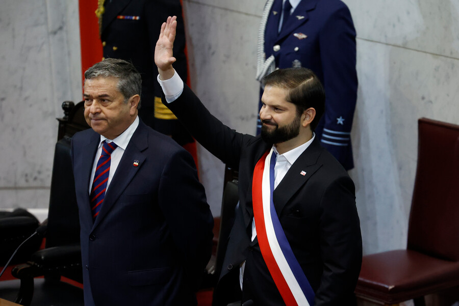 Gabriel Boric en cuenta pública.