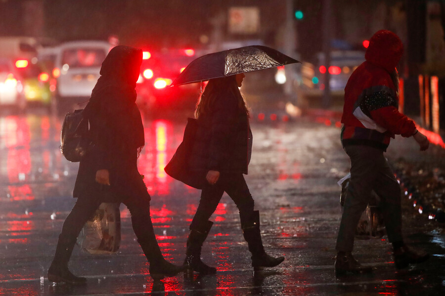 Lluvia. Sistema frontal