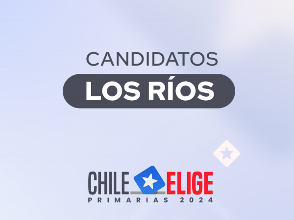 Candidatos región de Los Ríos en primarias 2024