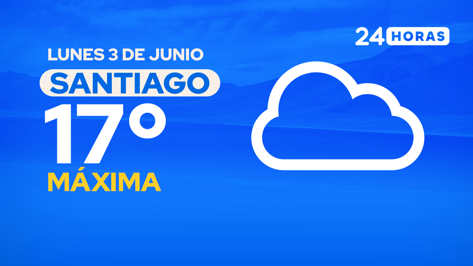 El tiempo en Santiago: lunes 3 de junio de 2024