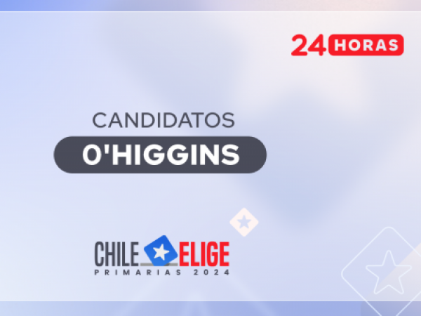 Candidatos región de O'Higgins en primarias 2024