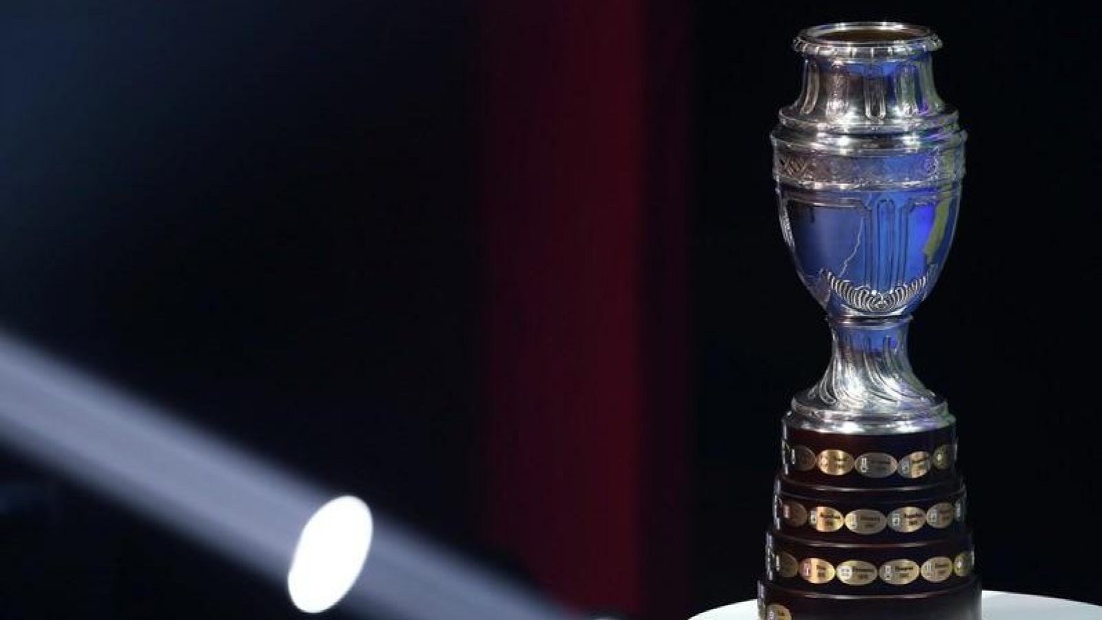 El trofeo de la Copa América