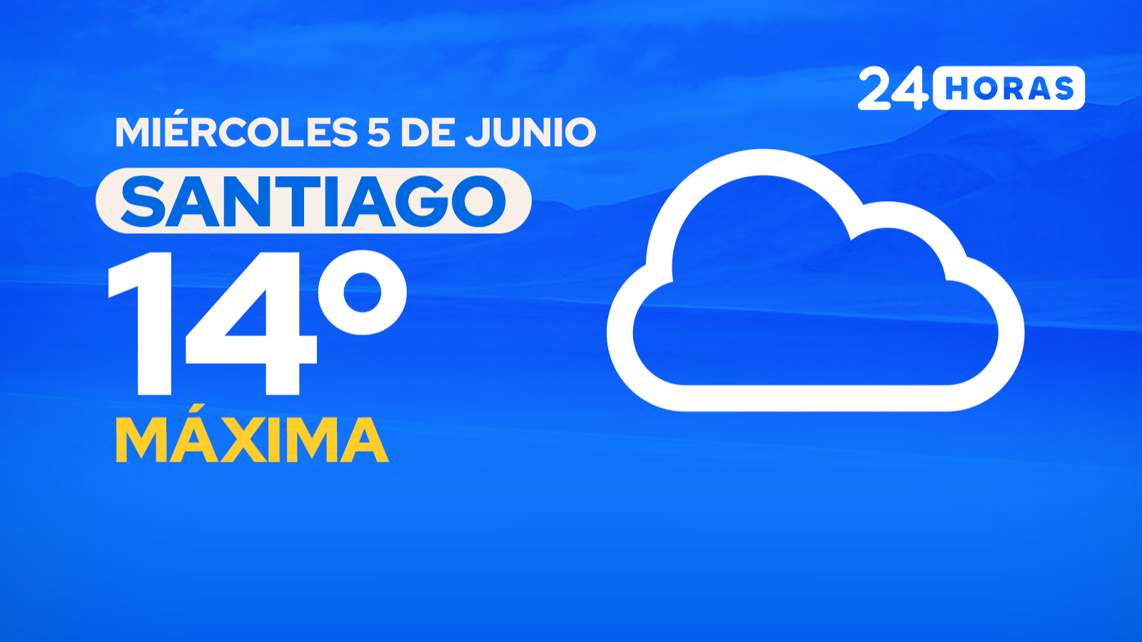 El tiempo en Santiago: miércoles 5 de junio de 2024