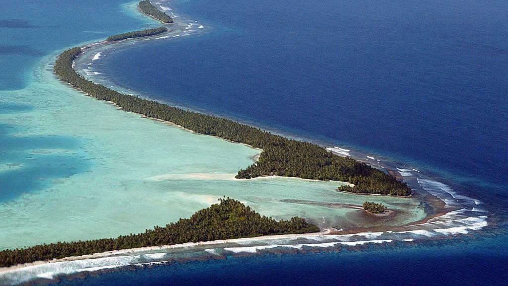 Islas en mitad del Pacífico.