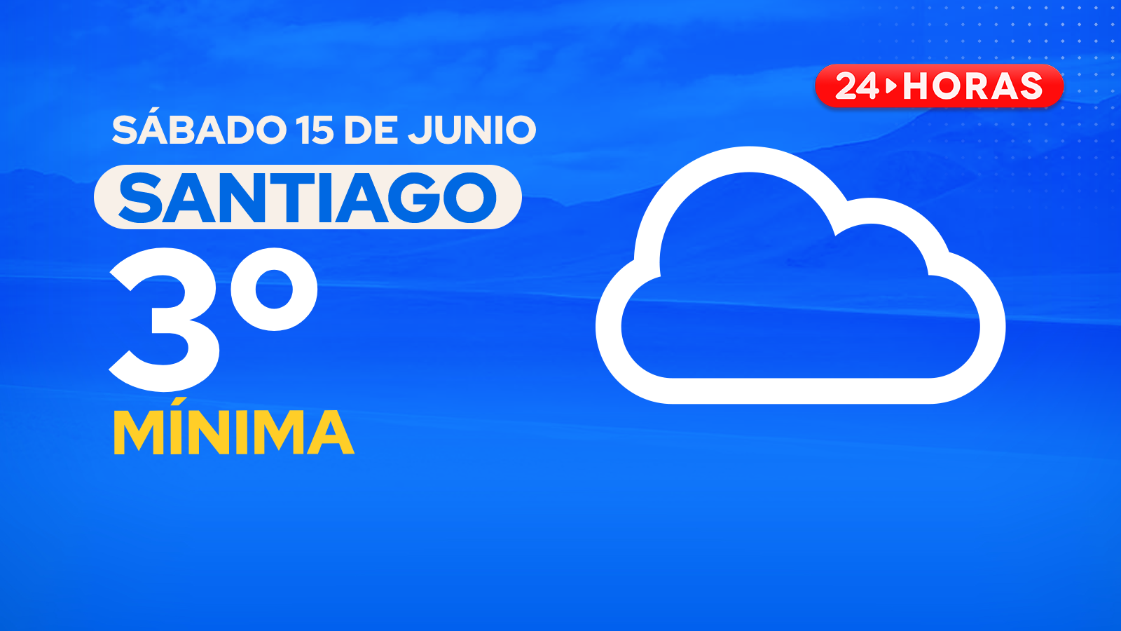 El tiempo en Santiago: sábado 15 de junio de 2024