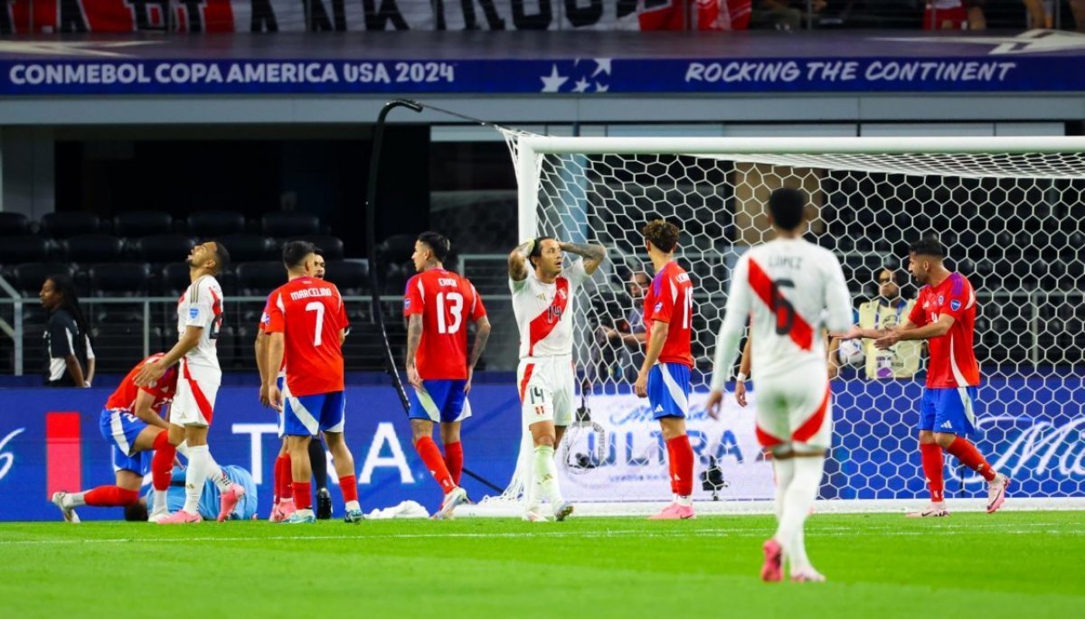 Chile vs Perú por Copa América 2024.