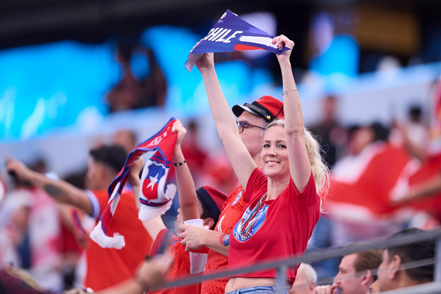 Hinchas chile copa america