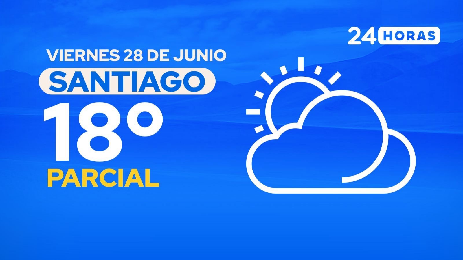 El tiempo en Santiago: viernes 28 de junio de 2024