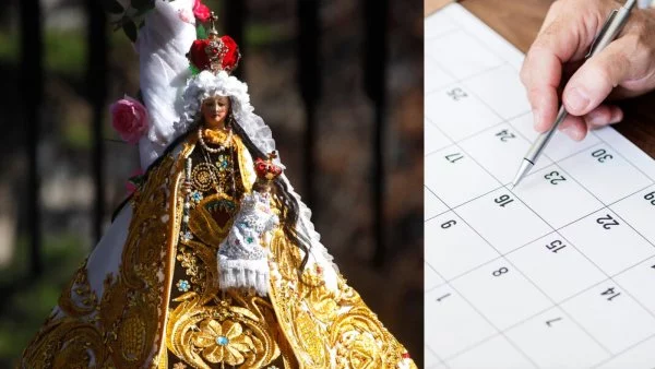 Feriados chile 2024. Virgen del Carmen. Calendario.