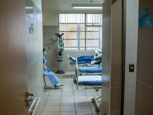 Hospital. Exámenes médicos