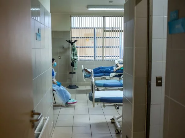 Hospital. Exámenes médicos