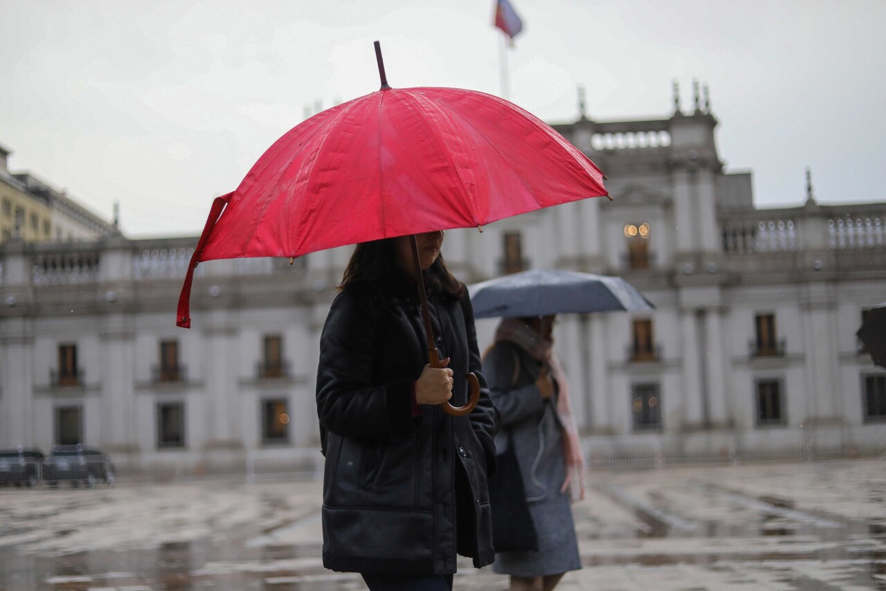 Lluvia en Santiago