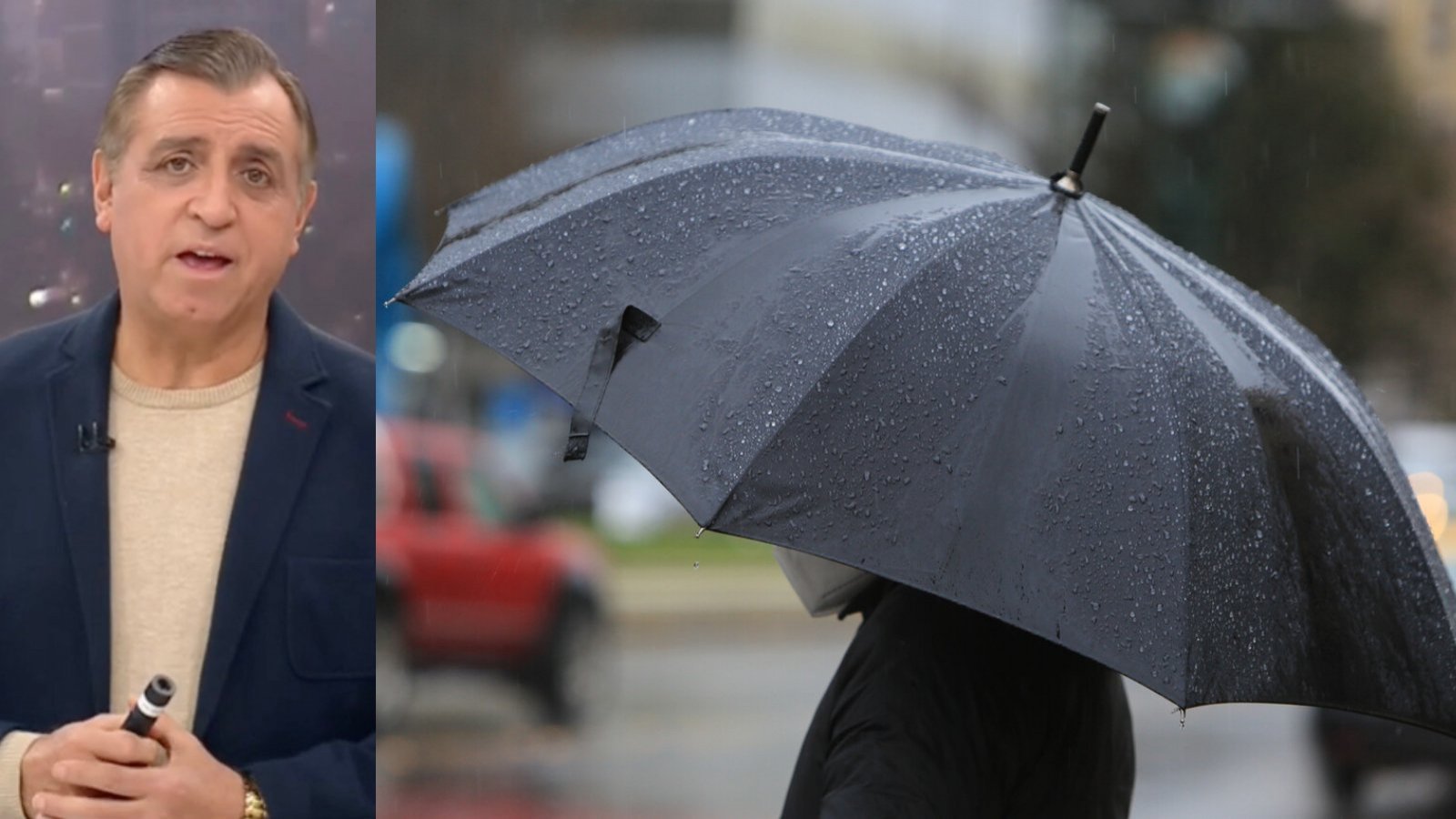 Lluvia en Santiago. Iván Torres