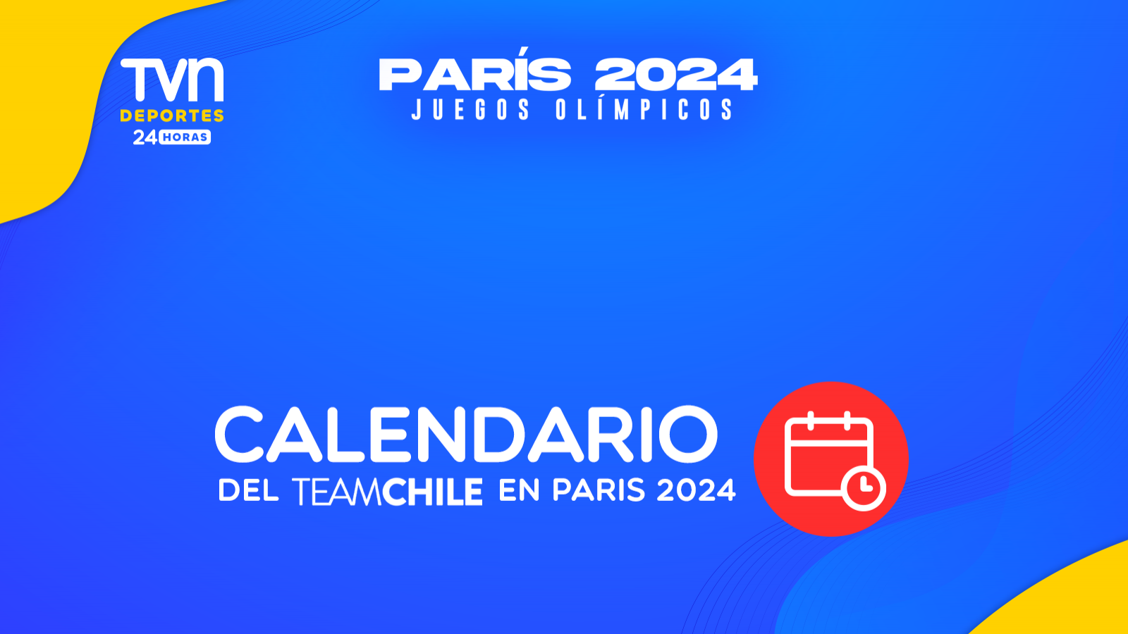 Calendario chilenos en Juegos Olímpicos París 2024