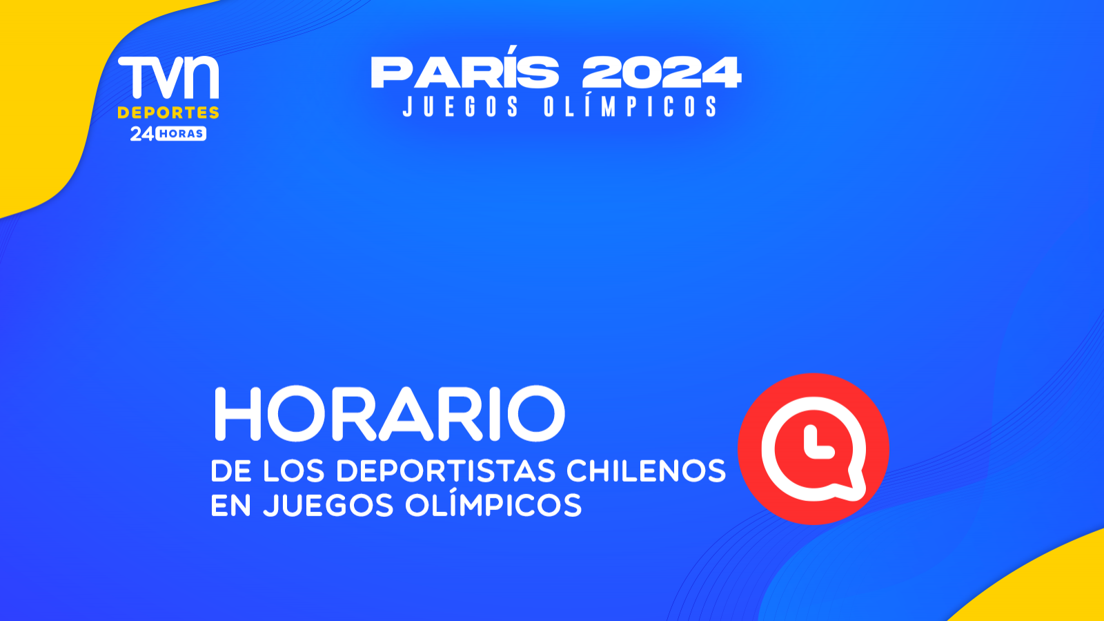 Horarios de chilenos en los Juegos Olímpicos París 2024