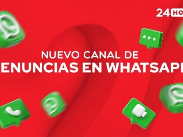 Número de denuncias en WhatsApp.