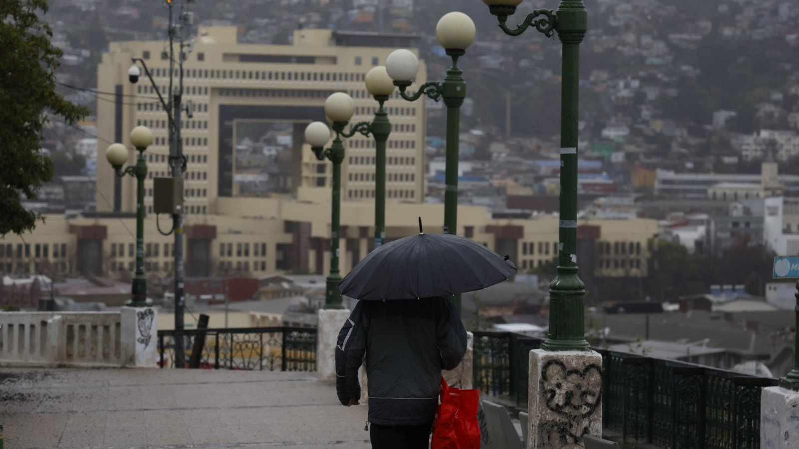 Lluvia en Valparaíso