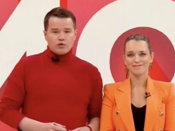 Carla Zunino y Davor Gjuranovic en 24 Horas Tu Mañana.