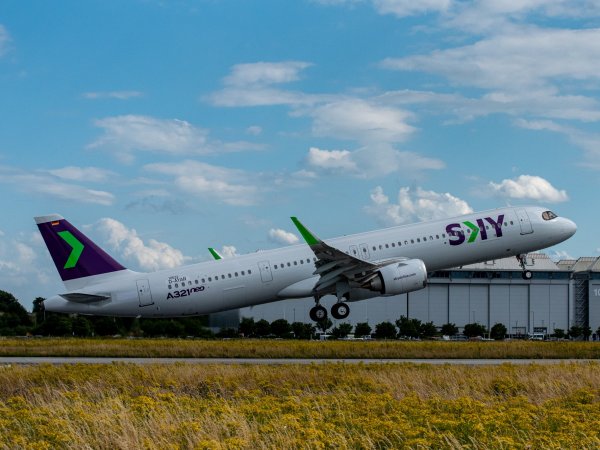 Avión de SKY Airline