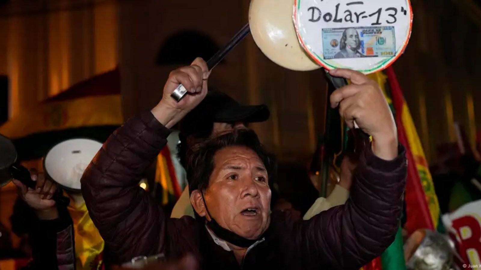 Protestas en La Paz, Bolivia