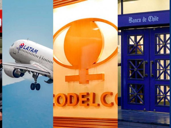 Top 10 empresas del Ranking Merco Talento 2024 en Chile destacando a Codelco, Latam y Banco de Chile.