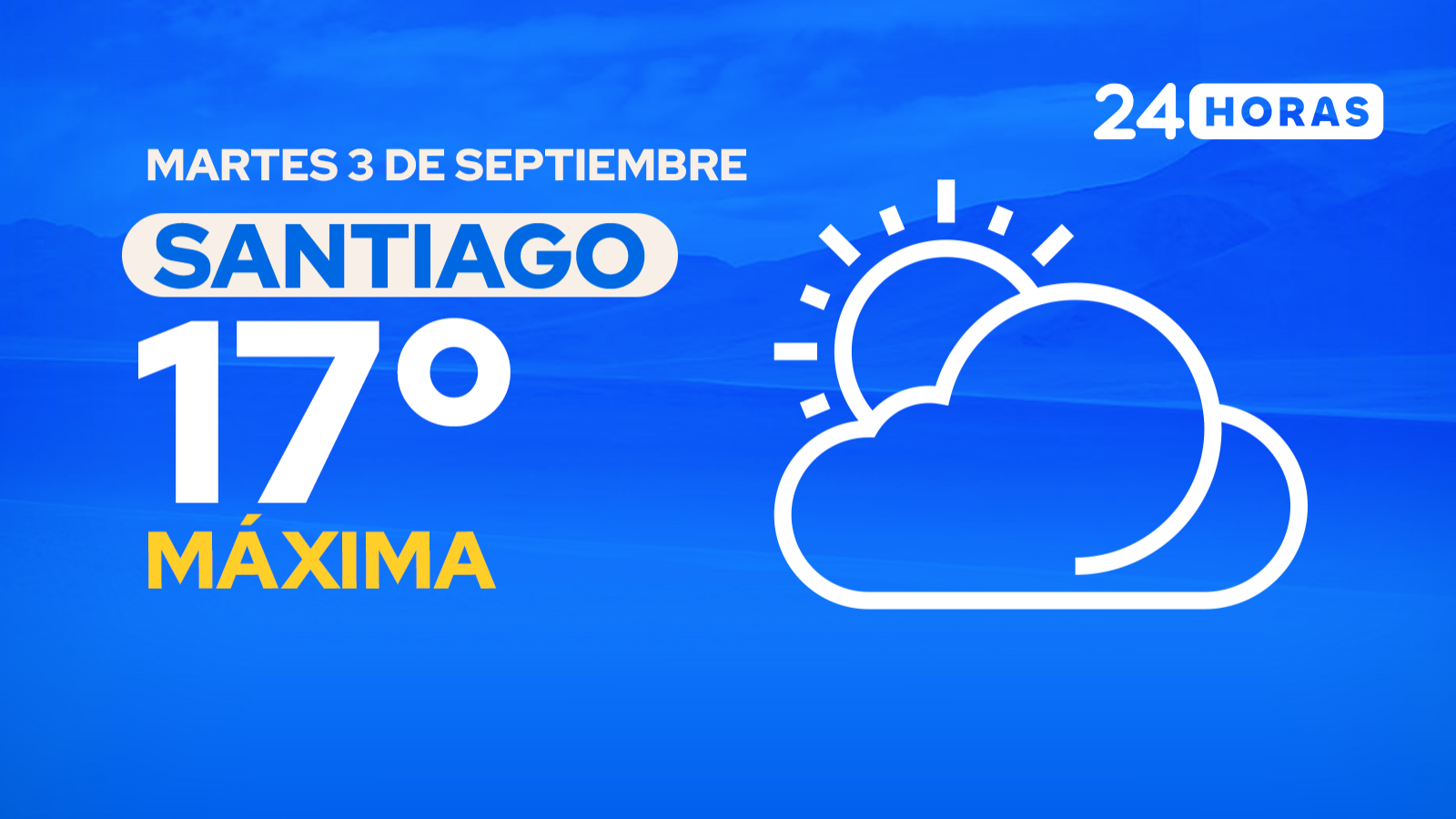 El tiempo en Santiago: martes 3 de septiembre de 2024