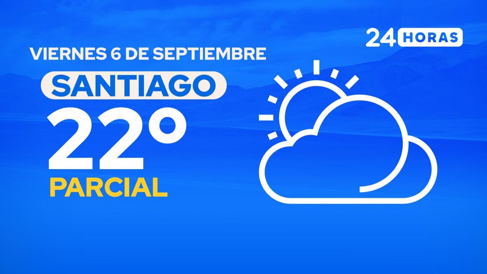 El tiempo en Santiago: viernes 6 de septiembre de 2024