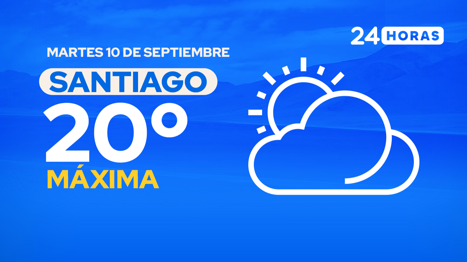 El tiempo en Santiago: martes 10 de septiembre de 2024