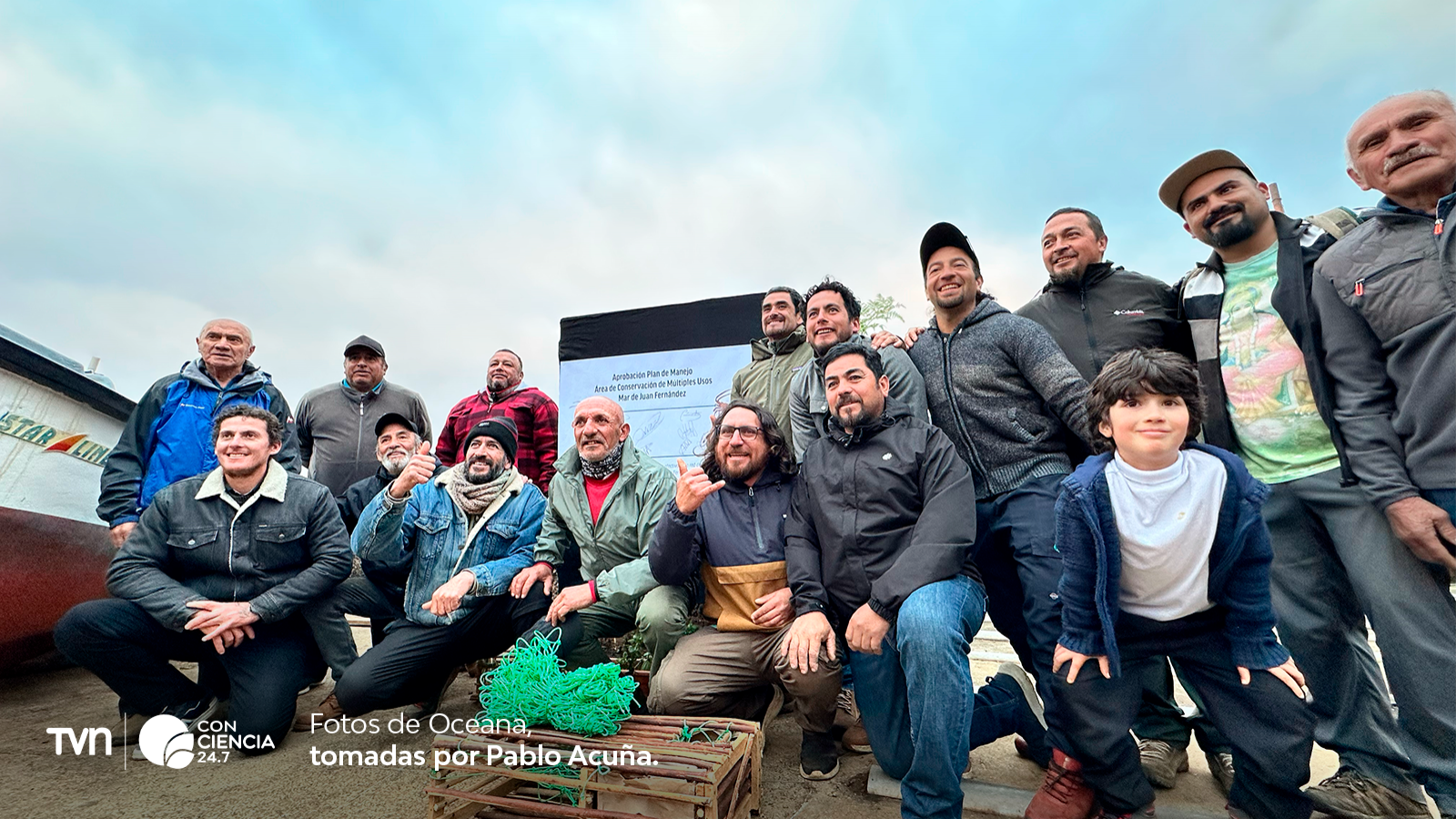 Ceremonia de aprobación del plan de manejo del Mar de Juan Fernández.