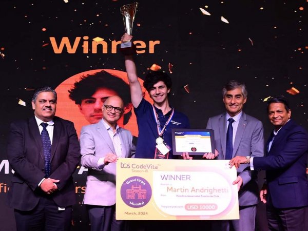 Martín ganado el TCS CodeVita, el mayor concurso de programación global.