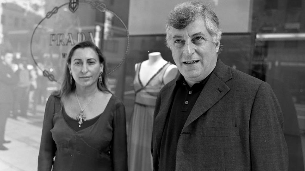 Miuccia Prada y Patrizio Bertelli